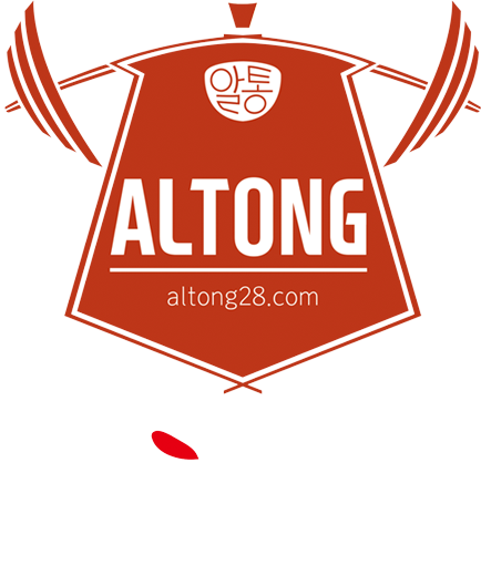 알통떡강정 로고